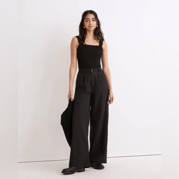 Madewell Pants - Madewell The Petite Harlow Wide-Leg Pant